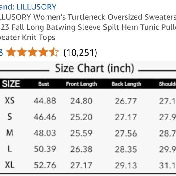 Lillusory Oversized Turtleneck Batwing Sleeve - Picture 9 of 9